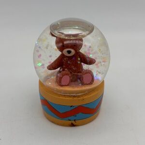 Disney Store Teddy Bear Character Mini Collectible Water Snow Globe